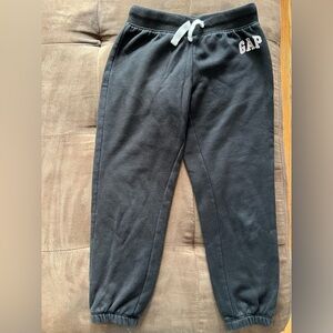 GAP Kids Black Pink Logo Joggers Size S